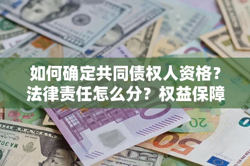 北京如何确定共同债权人资格？法律责任怎么分？权益保障技巧揭秘！