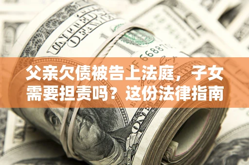 北京父亲欠债被告上法庭，子女需要担责吗？这份法律指南必须看完