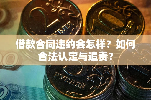 北京借款合同违约会怎样？如何合法认定与追责？