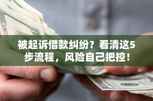 北京被起诉借款纠纷？看清这5步流程，风险自己把控！