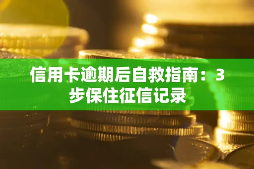 北京信用卡逾期后自救指南：3步保住征信记录