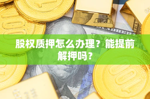 北京股权质押怎么办理？能提前解押吗？